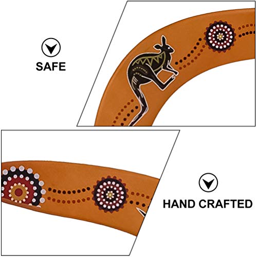BESPORTBLE 2Pcs Boomerang Hecho a Mano de Madera Que Regresa Dardo Boomerang Deportes Al Aire Libre en Forma de V Boomerang Volador Juguetes Al Aire Libre para Acampar en El Patio Trasero BESPORTBLE 2Pcs Boomerang Hecho a Mano de Madera Que Regresa Dardo Boomerang Deportes Al Aire Libre en Forma de V Boomerang Volador Juguetes Al Aire Libre para Acampar en El Patio Trasero
