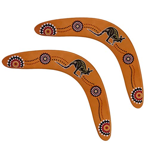 BESPORTBLE 2Pcs Boomerang Hecho a Mano de Madera Que Regresa Dardo Boomerang Deportes Al Aire Libre en Forma de V Boomerang Volador Juguetes Al Aire Libre para Acampar en El Patio Trasero BESPORTBLE 2Pcs Boomerang Hecho a Mano de Madera Que Regresa Dardo Boomerang Deportes Al Aire Libre en Forma de V Boomerang Volador Juguetes Al Aire Libre para Acampar en El Patio Trasero