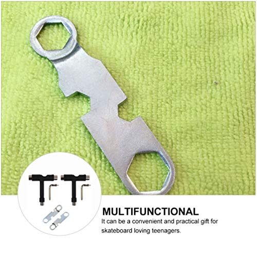 BESPORTBLE 4 Piezas Herramienta de Llave de Patineta Herramientas de Skate Herramienta T/Y Herramienta de Rodamientos de Patineta Portátil para Longboard Penny Board Patín de Ruedas BESPORTBLE 4 Piezas Herramienta de Llave de Patineta Herramientas de Skate Herramienta T/Y Herramienta de Rodamientos de Patineta Portátil para Longboard Penny Board Patín de Ruedas