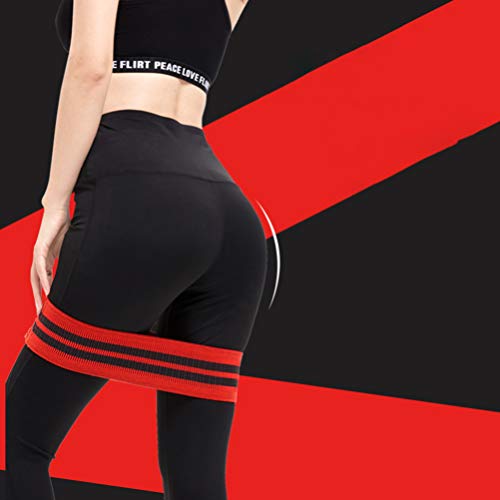 BESPORTBLE Banda Resistente a La Cadera Bandas de Botín de Tela Bandas de Bucle sin Ejercicio Cinturón de Entrenamiento Elástico para Piernas Glúteos Glúteos Hombros Abdominales 64 Cm (Rojo) BESPORTBLE Banda Resistente a La Cadera Bandas de Botín de Tela Bandas de Bucle sin Ejercicio Cinturón de Entrenamiento Elástico para Piernas Glúteos Glúteos Hombros Abdominales 64 Cm (Rojo)
