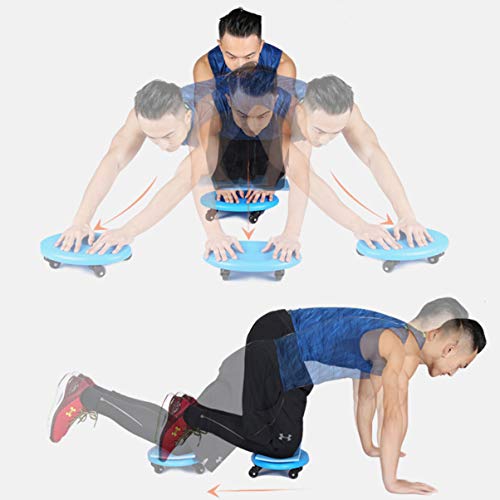 BESPORTBLE Core Fitness Roller AB Trainer Ejercitadores Abdominales Coaster Belly Fitness Rodamiento Disco Rueda para Ejercicio Corporal Equipo de Gimnasio en Casa