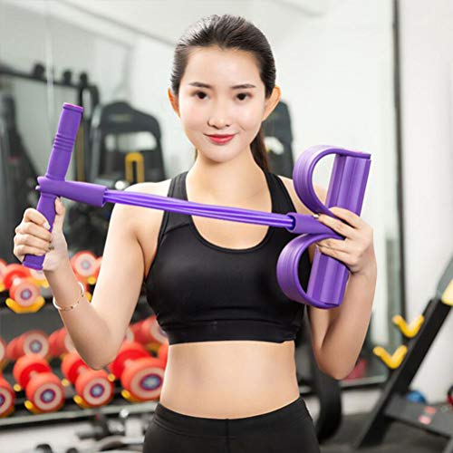 BESPORTBLE Pelota de Yoga con Cuerda Elástica Sentada para Muslo Equipo de Ejercicio Abdominal Cintura Brazo Estiramiento Entrenamiento de Movilidad (Púrpura) BESPORTBLE Pelota de Yoga con Cuerda Elástica Sentada para Muslo Equipo de Ejercicio Abdominal Cintura Brazo Estiramiento Entrenamiento de Movilidad (Púrpura)