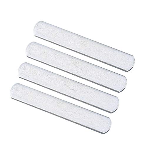 BESPORTBLE Placas de Acero de 4 Piezas para Placas de Entrenamiento de Fuerza de Chaleco Ponderado para Ejercicio Físico