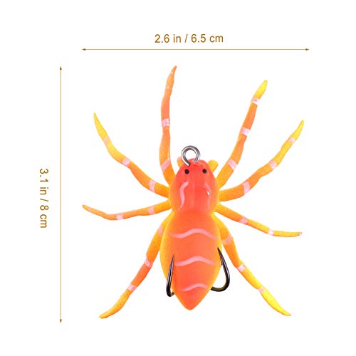 BESPORTBLE Señuelos de Araña de Pesca Set Señuelos Flotantes de Araña Realistas Cebos Duros Artificiales Realistas Señuelo de Natación para Trucha Lubina Lucioperca Naranja BESPORTBLE Señuelos de Araña de Pesca Set Señuelos Flotantes de Araña Realistas Cebos Duros Artificiales Realistas Señuelo de Natación para Trucha Lubina Lucioperca Naranja