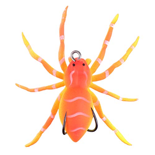 BESPORTBLE Señuelos de Araña de Pesca Set Señuelos Flotantes de Araña Realistas Cebos Duros Artificiales Realistas Señuelo de Natación para Trucha Lubina Lucioperca Naranja BESPORTBLE Señuelos de Araña de Pesca Set Señuelos Flotantes de Araña Realistas Cebos Duros Artificiales Realistas Señuelo de Natación para Trucha Lubina Lucioperca Naranja