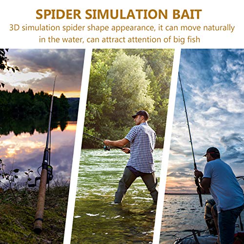 BESPORTBLE Señuelos de Araña de Pesca Set Señuelos Flotantes de Araña Realistas Cebos Duros Artificiales Realistas Señuelo de Natación para Trucha Lubina Lucioperca Naranja BESPORTBLE Señuelos de Araña de Pesca Set Señuelos Flotantes de Araña Realistas Cebos Duros Artificiales Realistas Señuelo de Natación para Trucha Lubina Lucioperca Naranja