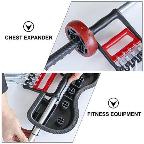 BESPORTBLE Tirador de Tensión para Hombres Ejercitador de Resorte Expansor de Pecho Barras de Tracción Maestro de Pecho Máquina de Empuje Bandas de Resistencia Equipo de Entrenamiento de BESPORTBLE Tirador de Tensión para Hombres Ejercitador de Resorte Expansor de Pecho Barras de Tracción Maestro de Pecho Máquina de Empuje Bandas de Resistencia Equipo de Entrenamiento de