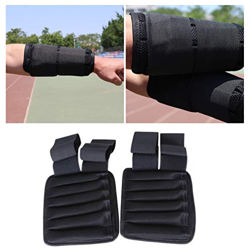 BESPORTBLE Un par de Pesas de Muñeca Pesas de Brazo para Mujeres Hombres Caminar Trotar Gimnasia Aeróbicos Negro BESPORTBLE Un par de Pesas de Muñeca Pesas de Brazo para Mujeres Hombres Caminar Trotar Gimnasia Aeróbicos Negro
