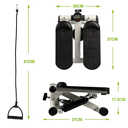 Best Goods Mini máquina de fitness de Up-Down Stepper con entrenamiento en casa, color negro 1 Best Goods Mini máquina de fitness de Up-Down Stepper con entrenamiento en casa, color negro 1