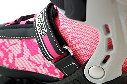 Best Sporting- Inline-Skates Patines en línea para niños Abec 5, Color rosa y negro, 29-34 (30123) , color/modelo surtido