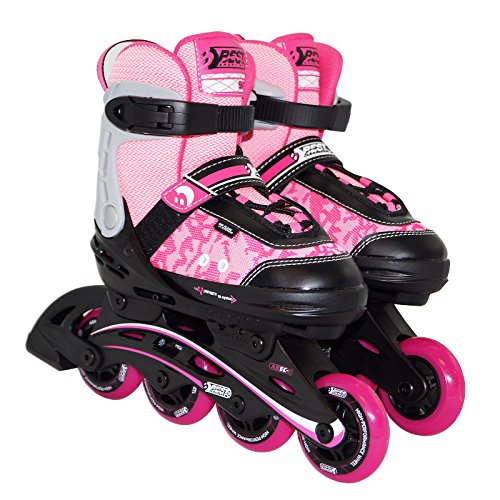 Best Sporting- Inline-Skates Patines en línea para niños Abec 5, Color rosa y negro, 29-34 (30123) , color/modelo surtido Best Sporting- Inline-Skates Patines en línea para niños Abec 5, Color rosa y negro, 29-34 (30123) , color/modelo surtido