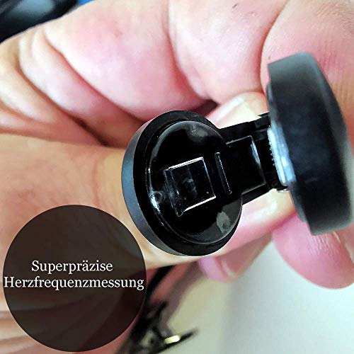 Bestbeans - Clip para oreja de cardio para aparatos de cardio, 2 diodos compatibles con fitness Kettler Hammer, 2 niveles de medición de la frecuencia cardíaca de alta precisión entrenamiento elíptico Bestbeans - Clip para oreja de cardio para aparatos de cardio, 2 diodos compatibles con fitness Kettler Hammer, 2 niveles de medición de la frecuencia cardíaca de alta precisión entrenamiento elíptico