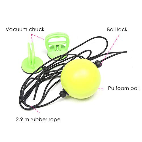 Bestine Pelota de entrenamiento de boxeo Reflex con suspensión, pelota de boxeo, boxeo, artes marciales mixtas, entrenamiento de velocidad adecuado para niños adultos Bestine Pelota de entrenamiento de boxeo Reflex con suspensión, pelota de boxeo, boxeo, artes marciales mixtas, entrenamiento de velocidad adecuado para niños adultos
