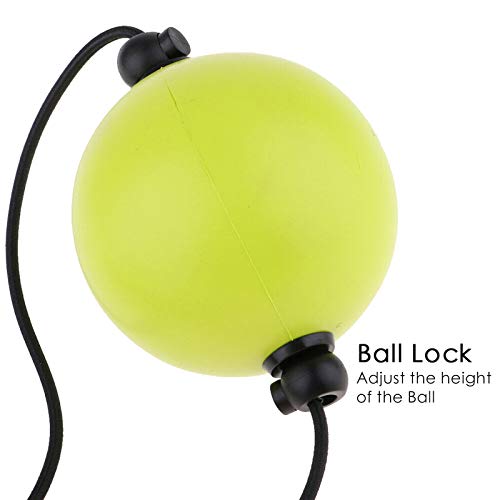 Bestine Pelota de entrenamiento de boxeo Reflex con suspensión, pelota de boxeo, boxeo, artes marciales mixtas, entrenamiento de velocidad adecuado para niños adultos Bestine Pelota de entrenamiento de boxeo Reflex con suspensión, pelota de boxeo, boxeo, artes marciales mixtas, entrenamiento de velocidad adecuado para niños adultos