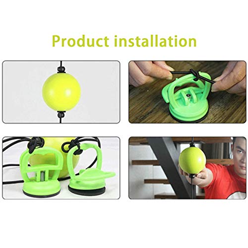 Bestine Pelota de entrenamiento de boxeo Reflex con suspensión, pelota de boxeo, boxeo, artes marciales mixtas, entrenamiento de velocidad adecuado para niños adultos Bestine Pelota de entrenamiento de boxeo Reflex con suspensión, pelota de boxeo, boxeo, artes marciales mixtas, entrenamiento de velocidad adecuado para niños adultos
