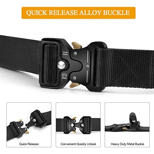 BESTKEE Cinturón táctico para Hombres 1.5 Pulgadas, Estilo Militar Cinturón con Hebilla con Cierre rápido de Hebilla de Metal, Regalo con Bolsa táctica Molle y Gancho (Ejercito Verde) BESTKEE Cinturón táctico para Hombres 1.5 Pulgadas, Estilo Militar Cinturón con Hebilla con Cierre rápido de Hebilla de Metal, Regalo con Bolsa táctica Molle y Gancho (Ejercito Verde)