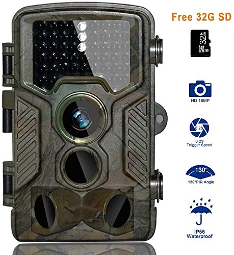 BestoU Cámara de Caza 16MP 1080P HD Nocturna para Vigilancia Trail Cámara Impermeable 46 IR Invisible 3 PIR Sensor de Movimiento(2.4" LCD ) Visión Nocturna de Caza, con 32GB Micro SD BestoU Cámara de Caza 16MP 1080P HD Nocturna para Vigilancia Trail Cámara Impermeable 46 IR Invisible 3 PIR Sensor de Movimiento(2.4" LCD ) Visión Nocturna de Caza, con 32GB Micro SD