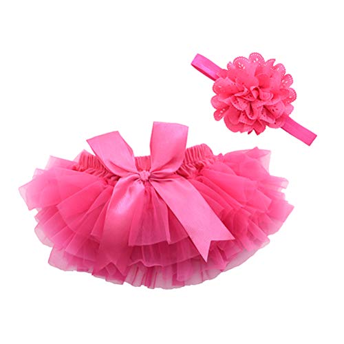 Bestoyard - Falda tutú para recién nacido, color rosa, talla L Bestoyard - Falda tutú para recién nacido, color rosa, talla L