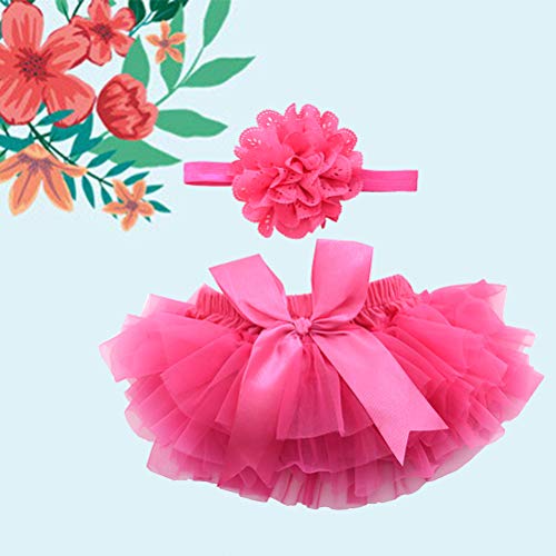 Bestoyard - Falda tutú para recién nacido, color rosa, talla L Bestoyard - Falda tutú para recién nacido, color rosa, talla L
