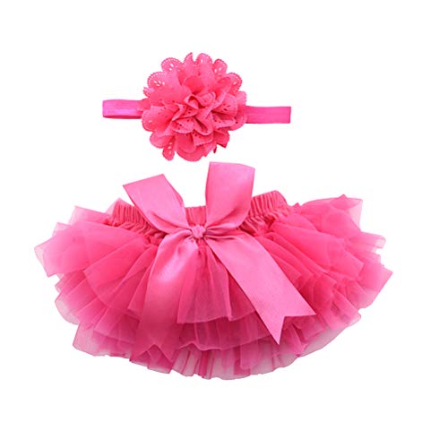 Bestoyard - Falda tutú para recién nacido, color rosa, talla L Bestoyard - Falda tutú para recién nacido, color rosa, talla L