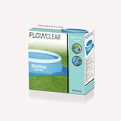Bestway 58001 - Tapete de Suelo para piscina, azul, 335x335 cm Bestway 58001 - Tapete de Suelo para piscina, azul, 335x335 cm