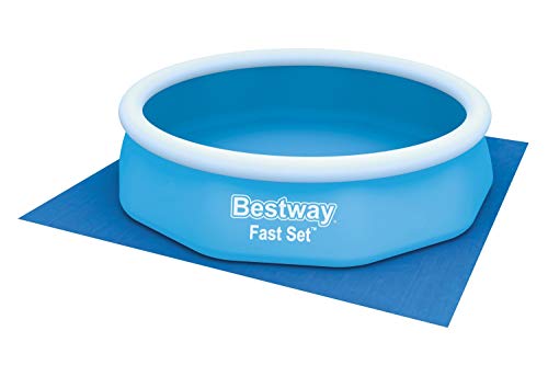 Bestway 58001 - Tapete de Suelo para piscina, azul, 335x335 cm Bestway 58001 - Tapete de Suelo para piscina, azul, 335x335 cm