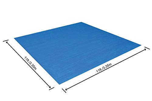 Bestway 58001 - Tapete de Suelo para piscina, azul, 335x335 cm