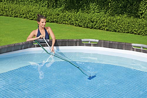 Bestway 58013 - Kit de Limpieza Piscinas Limpiafondos, Recogehojas y Pértiga 174 cm Bestway 58013 - Kit de Limpieza Piscinas Limpiafondos, Recogehojas y Pértiga 174 cm