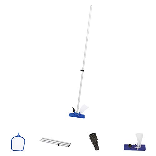 Bestway 58013 - Kit de Limpieza Piscinas Limpiafondos, Recogehojas y Pértiga 174 cm Bestway 58013 - Kit de Limpieza Piscinas Limpiafondos, Recogehojas y Pértiga 174 cm
