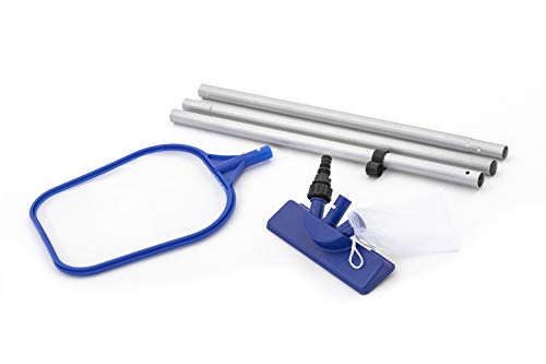 Bestway 58013 - Kit de Limpieza Piscinas Limpiafondos, Recogehojas y Pértiga 174 cm Bestway 58013 - Kit de Limpieza Piscinas Limpiafondos, Recogehojas y Pértiga 174 cm