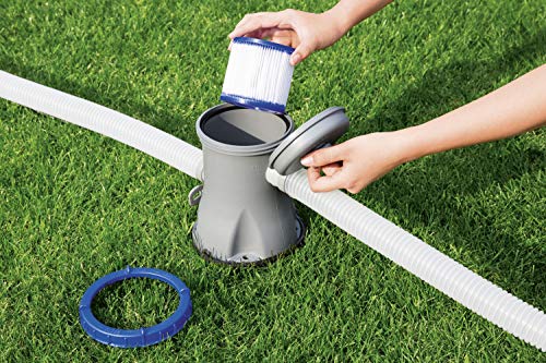Bestway 58093 - Set de Dos Filtros de Agua Tipo I para Depuradora de Cartucho 1.249 litros/hora, Blanco, 8 x 8 x 18 cm Bestway 58093 - Set de Dos Filtros de Agua Tipo I para Depuradora de Cartucho 1.249 litros/hora, Blanco, 8 x 8 x 18 cm