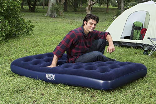 Bestway 67001 - Colchón Hinchable Flocked Airbed (Twin) 188x99x22 cm