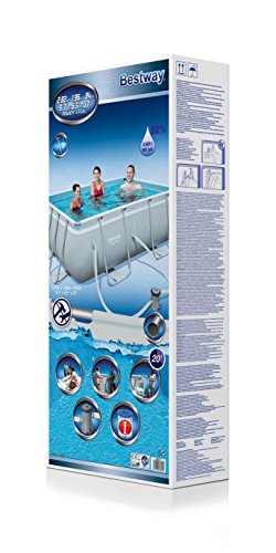 Bestway 8321299 Piscina Rectangular Con Depuradora 282x196x84 cm.