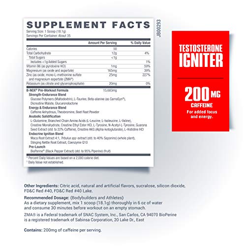 Betancourt Nutrition B-Nox Androrush (35 Serv) 1 Unidad 640 g Betancourt Nutrition B-Nox Androrush (35 Serv) 1 Unidad 640 g