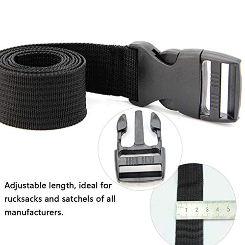 BETOY 2 pcs Correa para el Pecho, Correa Mochila de Pecho Ajustable Chest Strap,para Ajuste Pectoral en Mochilas Antideslizante BETOY 2 pcs Correa para el Pecho, Correa Mochila de Pecho Ajustable Chest Strap,para Ajuste Pectoral en Mochilas Antideslizante