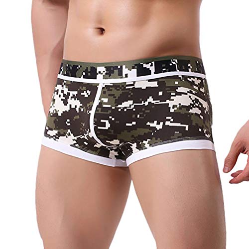 Betrothales Men Under Warming Sche Men Chic Casual Weep Patchwork Under Sheep Cómodo Estampado De Boxeo Venta de Moda Shorts Shorts Bolso De Bombeo Underpants Under Warming Shee Moda Deportiva