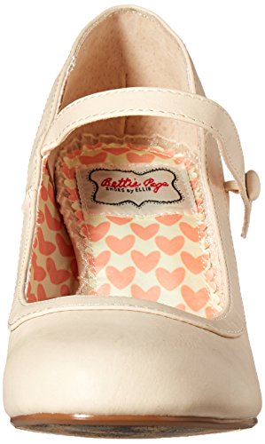 Bettie Page Women's Bp320-Bettie Dress Pump, Color Beige, Talla 39 EU