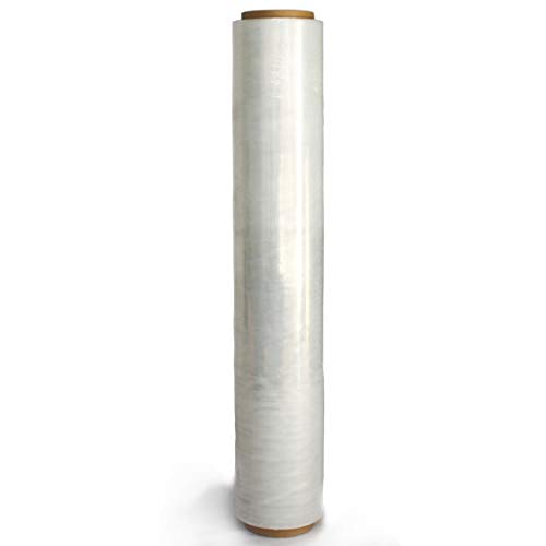 Beufirst Film transparente para embalaje, 0,5 metros ancho x 250 metros largo, rollo film grande de 2kg, 23 micras de espesor, gran resistencia y durabilidad (1) Beufirst Film transparente para embalaje, 0,5 metros ancho x 250 metros largo, rollo film grande de 2kg, 23 micras de espesor, gran resistencia y durabilidad (1)