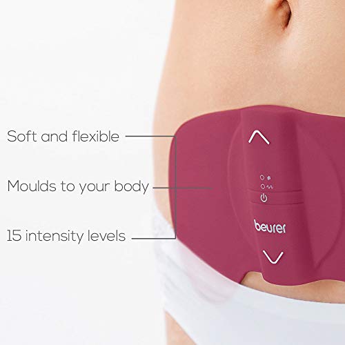 Beurer EM50 - Aparato para el alivio menstrual, electroestimulación Tens y función calor, alivio dolor menstrual y endometriosis, 15 niveles intensidad, color rosa Beurer EM50 - Aparato para el alivio menstrual, electroestimulación Tens y función calor, alivio dolor menstrual y endometriosis, 15 niveles intensidad, color rosa
