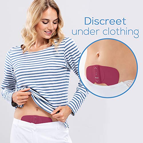 Beurer EM50 - Aparato para el alivio menstrual, electroestimulación Tens y función calor, alivio dolor menstrual y endometriosis, 15 niveles intensidad, color rosa Beurer EM50 - Aparato para el alivio menstrual, electroestimulación Tens y función calor, alivio dolor menstrual y endometriosis, 15 niveles intensidad, color rosa
