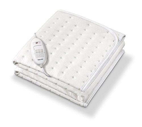 Beurer TS19 Calientacamas individual reversible, transpirable, lavable, 3 potencias, display iluminado, cama individual, 75x130cm, blanco Beurer TS19 Calientacamas individual reversible, transpirable, lavable, 3 potencias, display iluminado, cama individual, 75x130cm, blanco