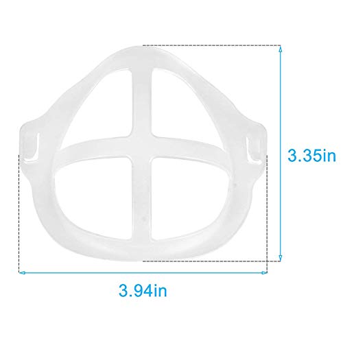 Beuya 10 Pcs Marco de Soporte de máscara, 3D Soporte de máscara, Soporte de Silicona para mascarillas, 3D Bracket for Face Masks Beuya 10 Pcs Marco de Soporte de máscara, 3D Soporte de máscara, Soporte de Silicona para mascarillas, 3D Bracket for Face Masks