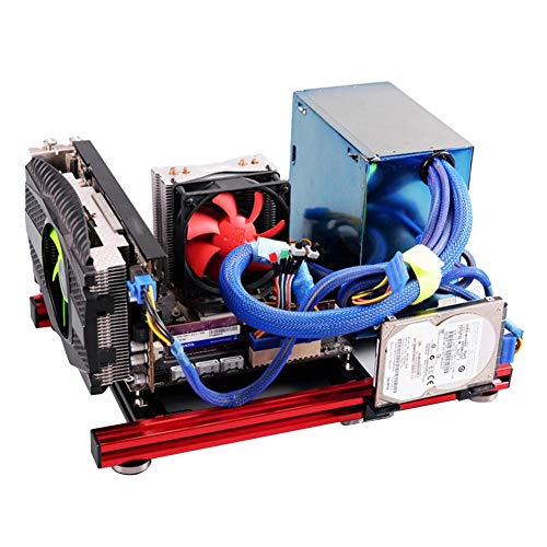 Bewinner Chasis de Marco Abierto, Bricolaje Mini Marco de aleación de Aluminio Abierto ITX Motherboard PC Computer Case, Hecho de aleación de Aluminio 20 * 20, Soporte ATX Ordinary Large Power Bewinner Chasis de Marco Abierto, Bricolaje Mini Marco de aleación de Aluminio Abierto ITX Motherboard PC Computer Case, Hecho de aleación de Aluminio 20 * 20, Soporte ATX Ordinary Large Power