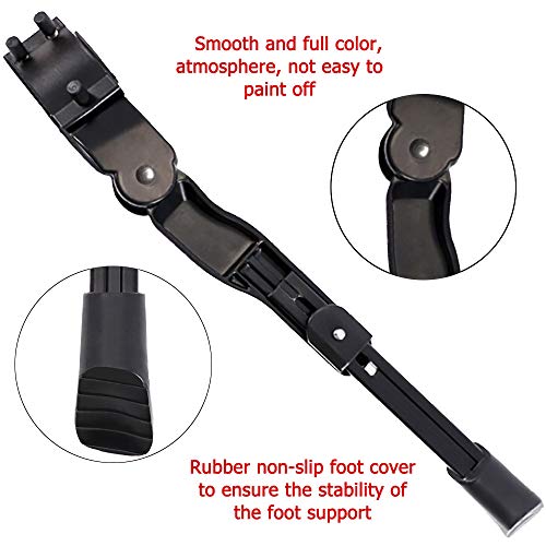 BEYAOBN Soporte para bicicleta,ajustable en altura con soporte de goma para pies que se aplica a bicicleta de montaña,bicicleta de carretera y parcialmente plegable(negro) BEYAOBN Soporte para bicicleta,ajustable en altura con soporte de goma para pies que se aplica a bicicleta de montaña,bicicleta de carretera y parcialmente plegable(negro)