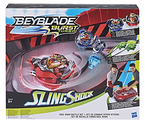 Beyblade-Estadio Turbo Rail, edad recomendada: 8 años y más, Talla Única (Hasbro E3629EU4) Beyblade-Estadio Turbo Rail, edad recomendada: 8 años y más, Talla Única (Hasbro E3629EU4)