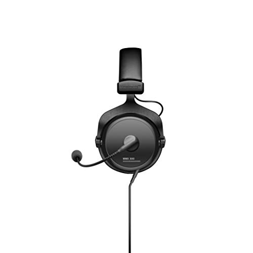 Beyerdynamic 718300 MMX 300 - Auriculares de gamimg con micrófono y Diadema, Segunda generación, Color Negro