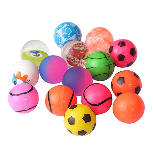 Beyond Dreams Conjunto de 24 Pelotas de Rebote | Aniversario de los niños | Regalo Festivo | Pelota de Goma | Bouncing Ball | Colores Brillantes | Adecuado para niños y niñas | Juguete de Regalo