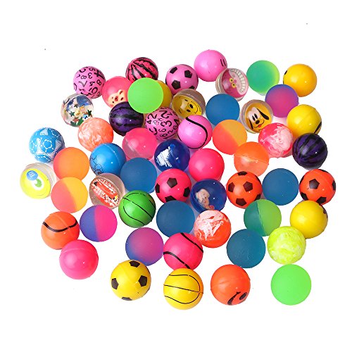 Beyond Dreams Conjunto de 24 Pelotas de Rebote | Aniversario de los niños | Regalo Festivo | Pelota de Goma | Bouncing Ball | Colores Brillantes | Adecuado para niños y niñas | Juguete de Regalo