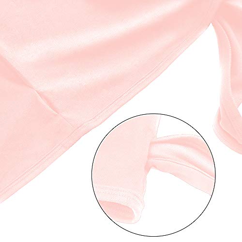 Bezioner Chaqueta para Ballet Danza Yoga Algodón Cardigan Manga Larga para Niña Mujer Rosa L