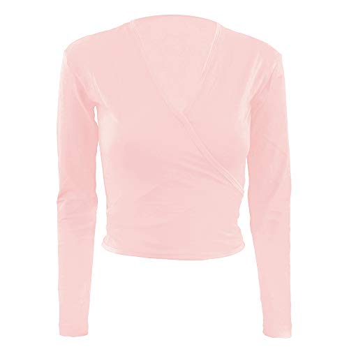 Bezioner Chaqueta para Ballet Danza Yoga Algodón Cardigan Manga Larga para Niña Mujer Rosa L Bezioner Chaqueta para Ballet Danza Yoga Algodón Cardigan Manga Larga para Niña Mujer Rosa L